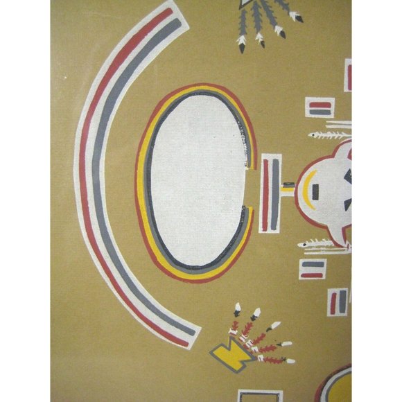 Sand Painting Print Poster on Paper Size 13 x 10 inch Art Native American - Picture 3 of 5